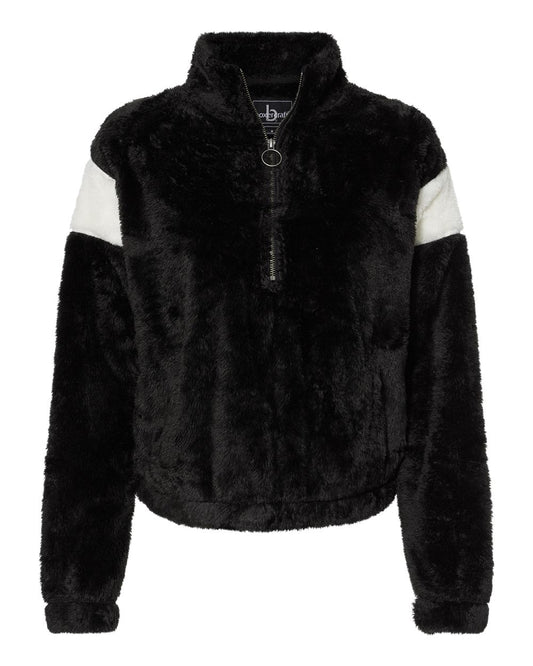 Women's Remy Fuzzy Fleece Quarter-Zip Pullover - FZ04