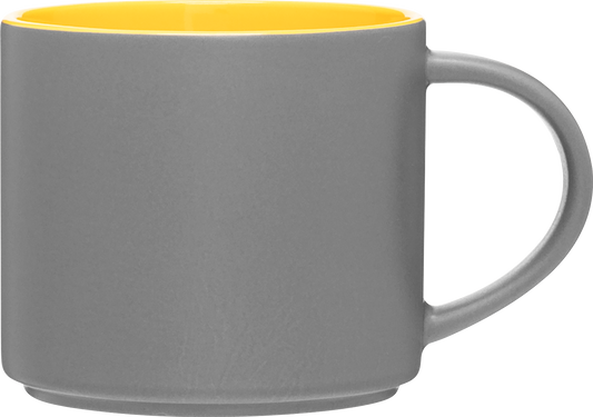 16 oz monaco mug - matte storm gray