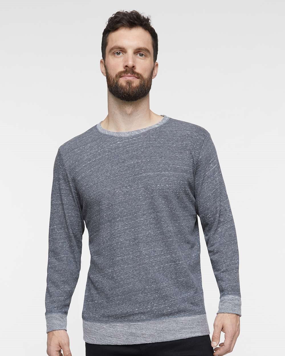 Unisex Harborside Mélange French Terry Crewneck Sweatshirt - 6965