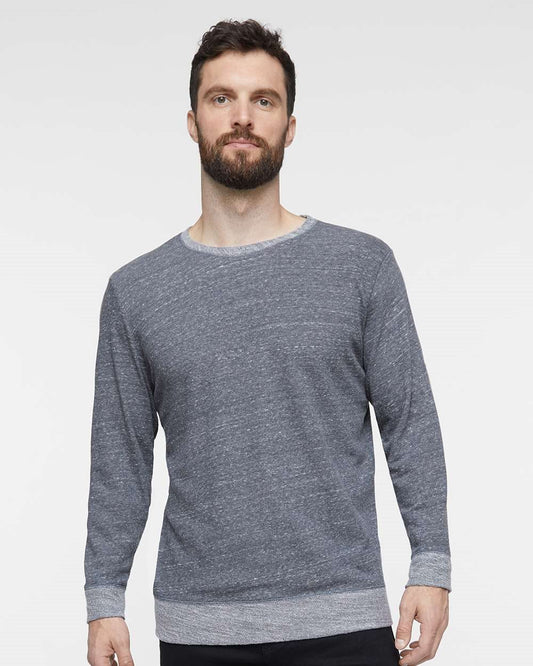 Unisex Harborside Mélange French Terry Crewneck Sweatshirt - 6965