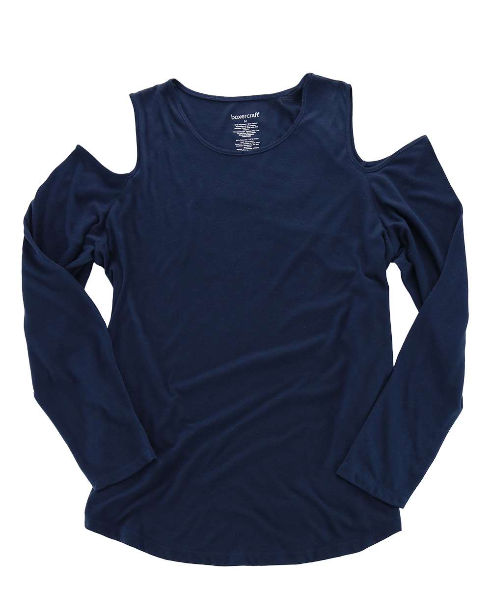 Women's Cold Shoulder Long Sleeve T-Shirt - T31