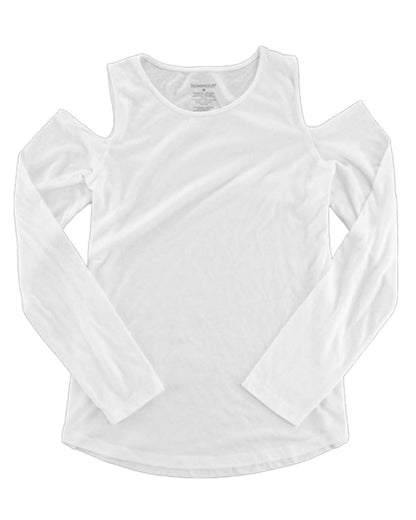 Women's Cold Shoulder Long Sleeve T-Shirt - T31