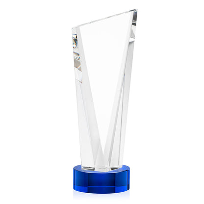 Plymouth VividPrint™ Award on Stanrich Base - Blue