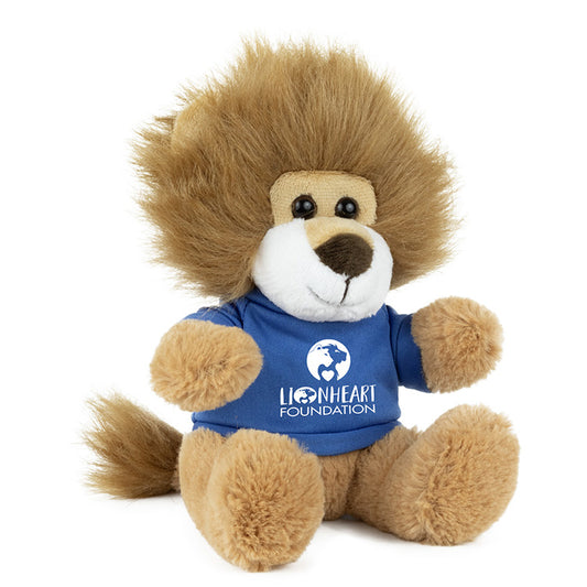 "FLUFFY THE FIERCE" 6” Plush Teddy Lion