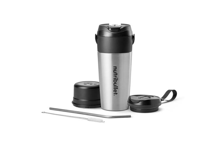 NutriBullet Flip Insulated Portable Blender - Stainless
