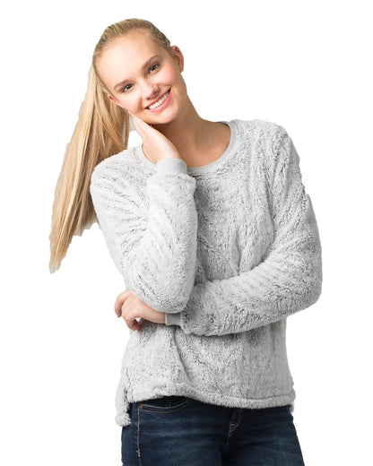 Women's Fuzzy Crewneck Fleece - FZ03