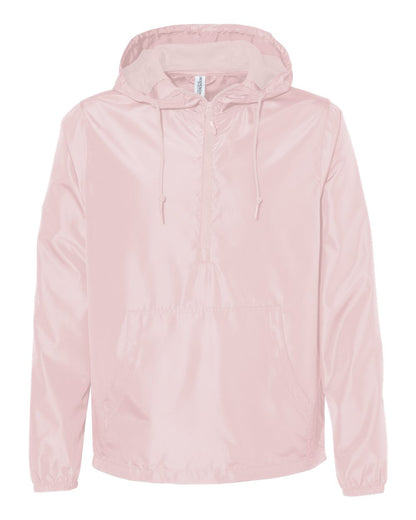 Unisex Lightweight Quarter-Zip Windbreaker Pullover Jacket - EXP54LWP