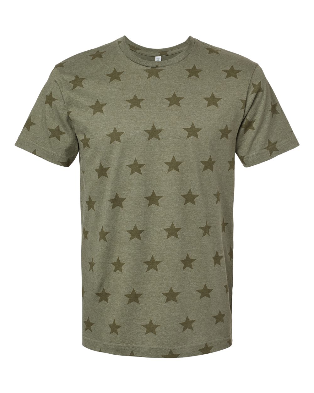 Men's Star Print Tee - 3929