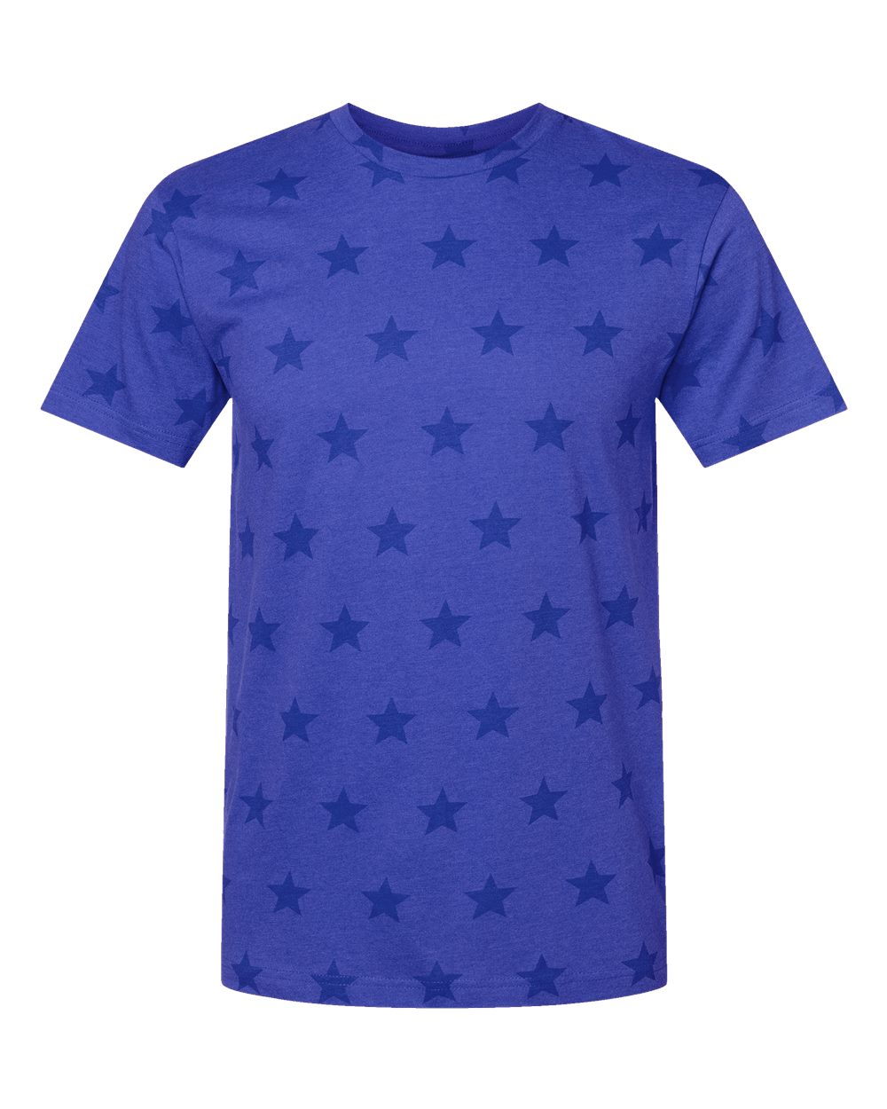 Men's Star Print Tee - 3929
