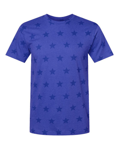 Men's Star Print Tee - 3929