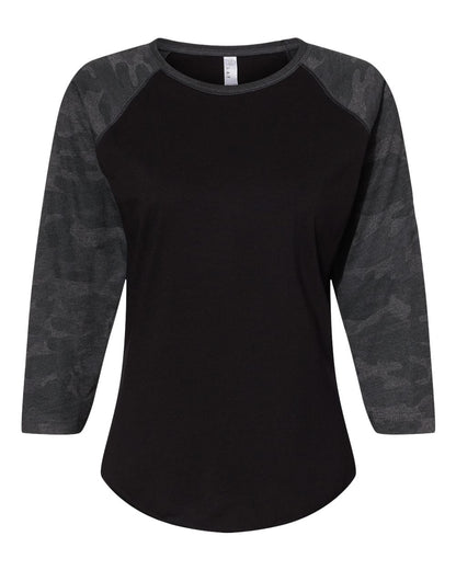 Women's Baseball Fine Jersey Three-Quarter Sleeve Tee - 3530