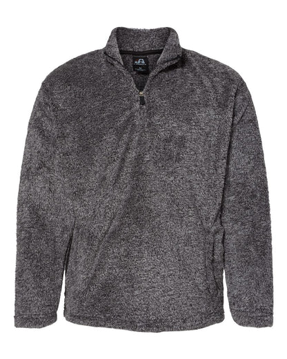 Unisex Boundary Shag Frosty Sherpa Quarter-Zip Pullover - 8464