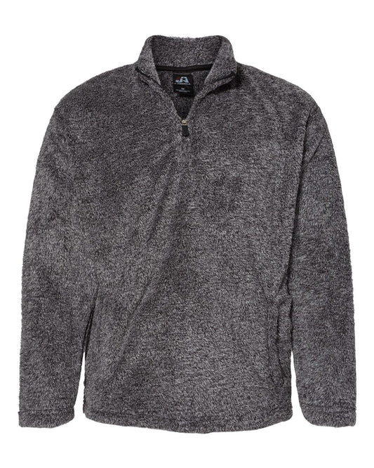 Unisex Boundary Shag Frosty Sherpa Quarter-Zip Pullover - 8464