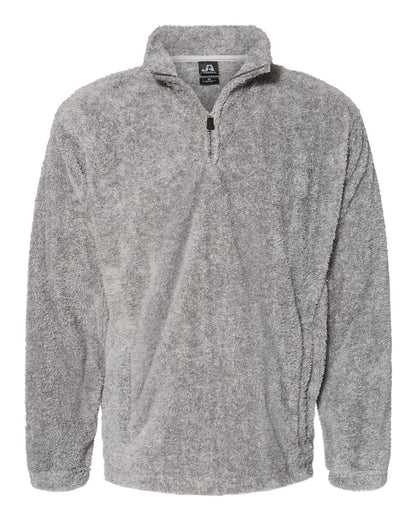 Unisex Boundary Shag Frosty Sherpa Quarter-Zip Pullover - 8464