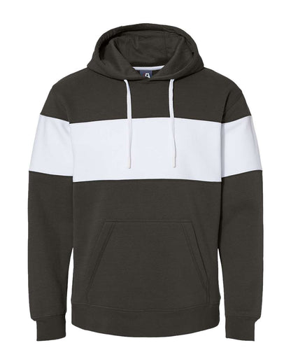 Men's Varsity Fleece Colorblocked Hooded Sweatshirt - 8644