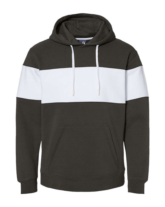 Men's Varsity Fleece Colorblocked Hooded Sweatshirt - 8644