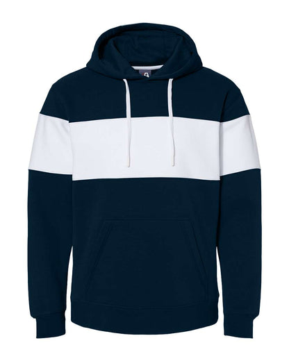 Men's Varsity Fleece Colorblocked Hooded Sweatshirt - 8644