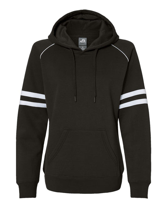 Women's Varsity Fleece Piped Hooded Sweatshirt - 8645