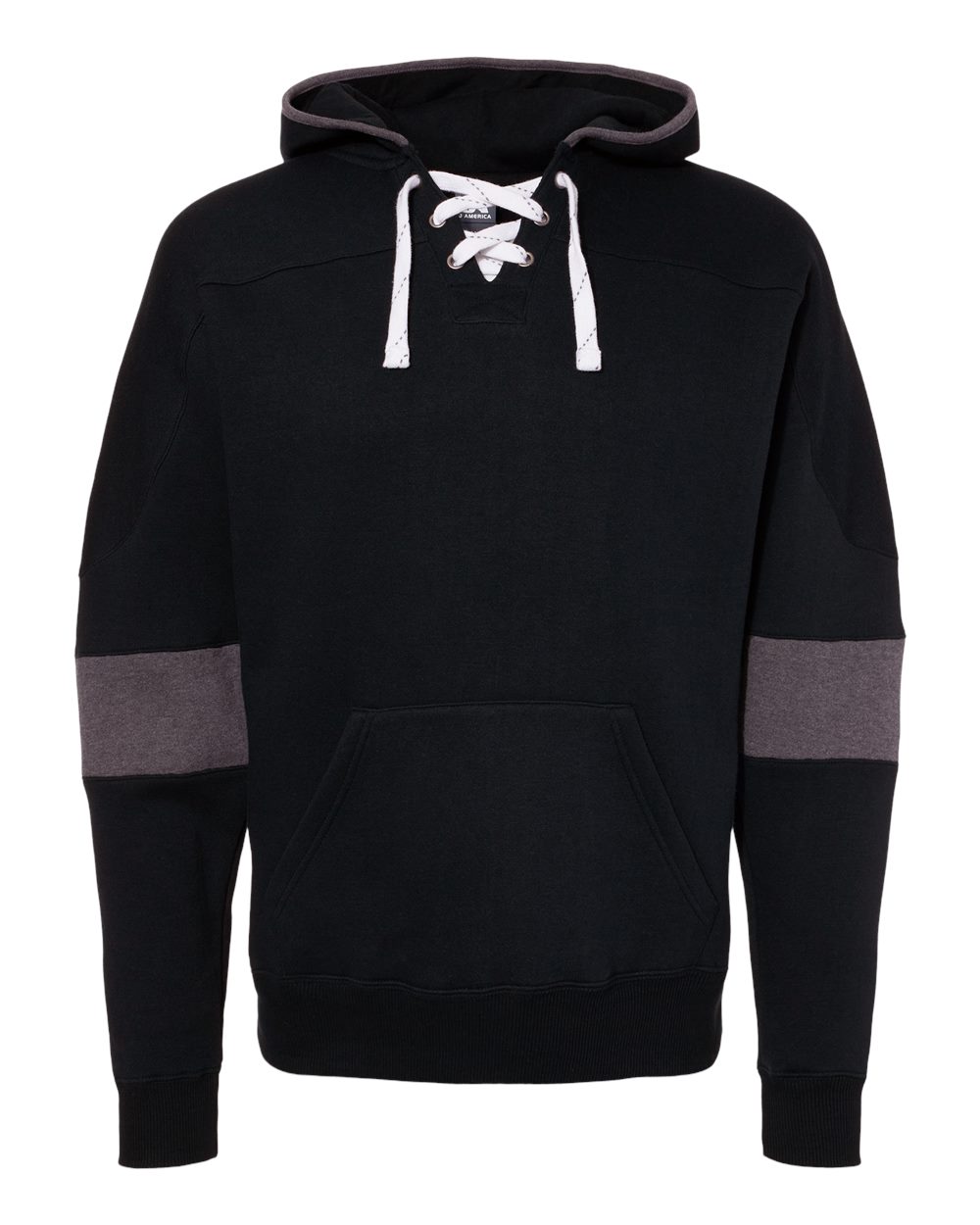 Men's Sport Lace Colorblocked Fleece Hooded Sweatshirt - 8832