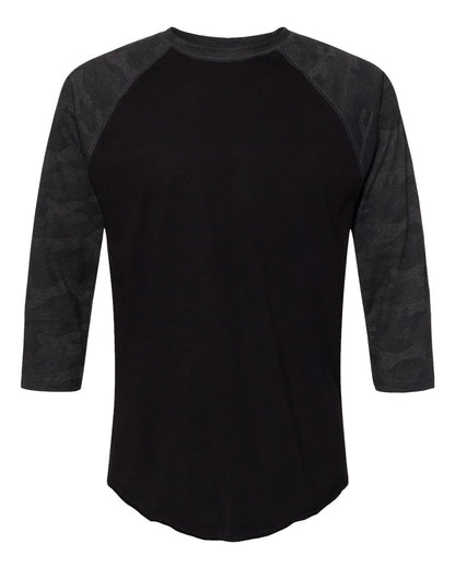 Men's Baseball Fine Jersey Three-Quarter Sleeve Tee - 6930