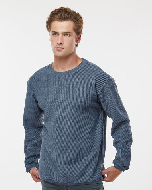 Unisex Corded Crewneck Sweatshirt - 19179