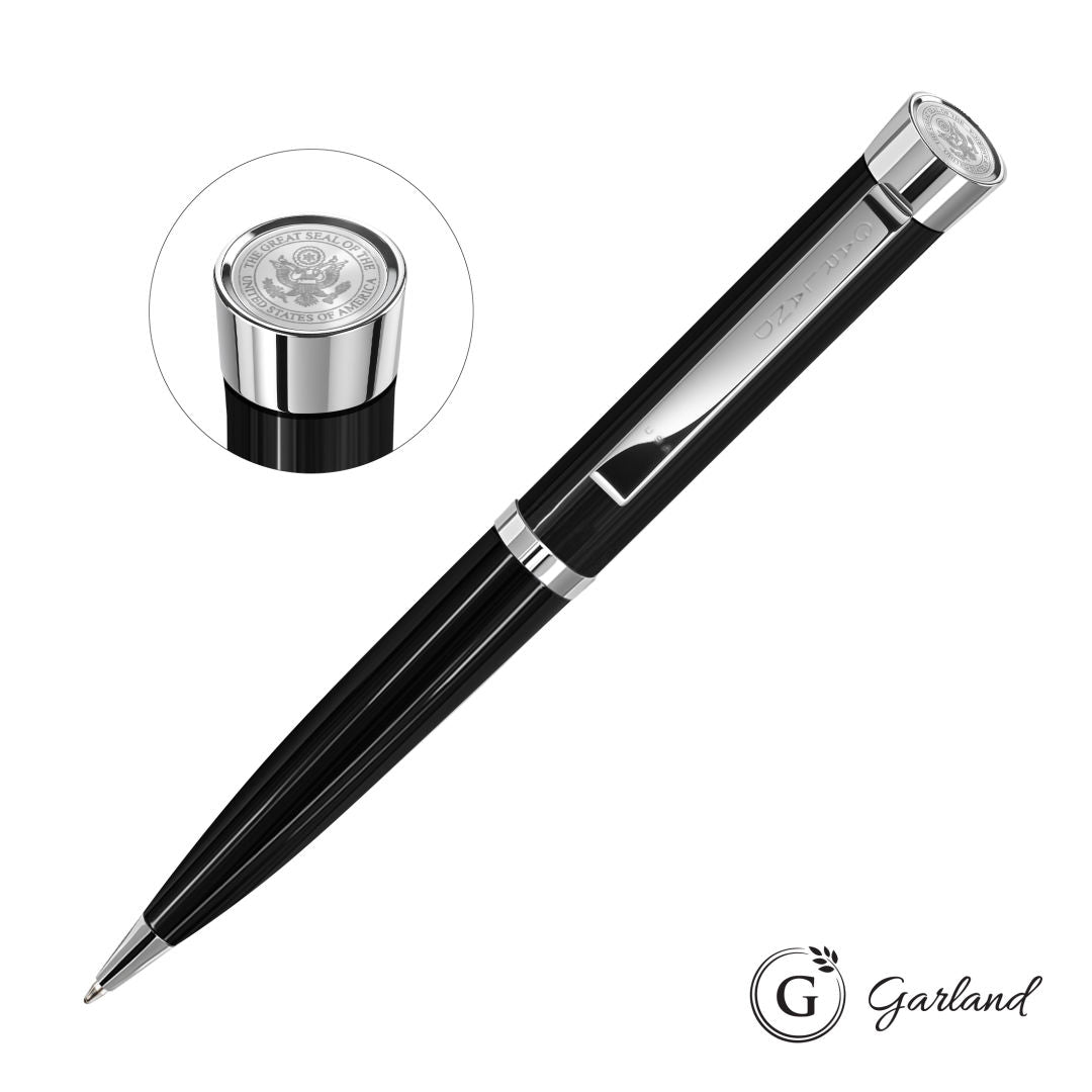 Garland® Executive Color Custom Emblem Pen - Chrome