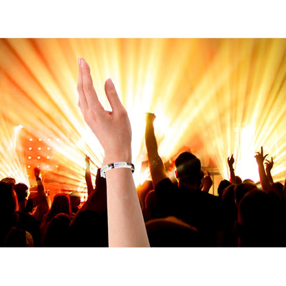 "WRIST TWIST” - 1" Stretchy Elastic Dye Sublimation Wristbands - PhotoImage ® Full Color Imprint