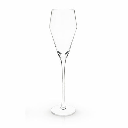Viski® Angled Crystal Prosecco Glass