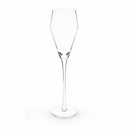 Viski® Angled Crystal Prosecco Glass