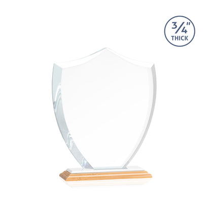 Scudo Shield VividPrint™ Award - Bamboo/White
