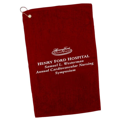 Colored Hand Towel Hemmed