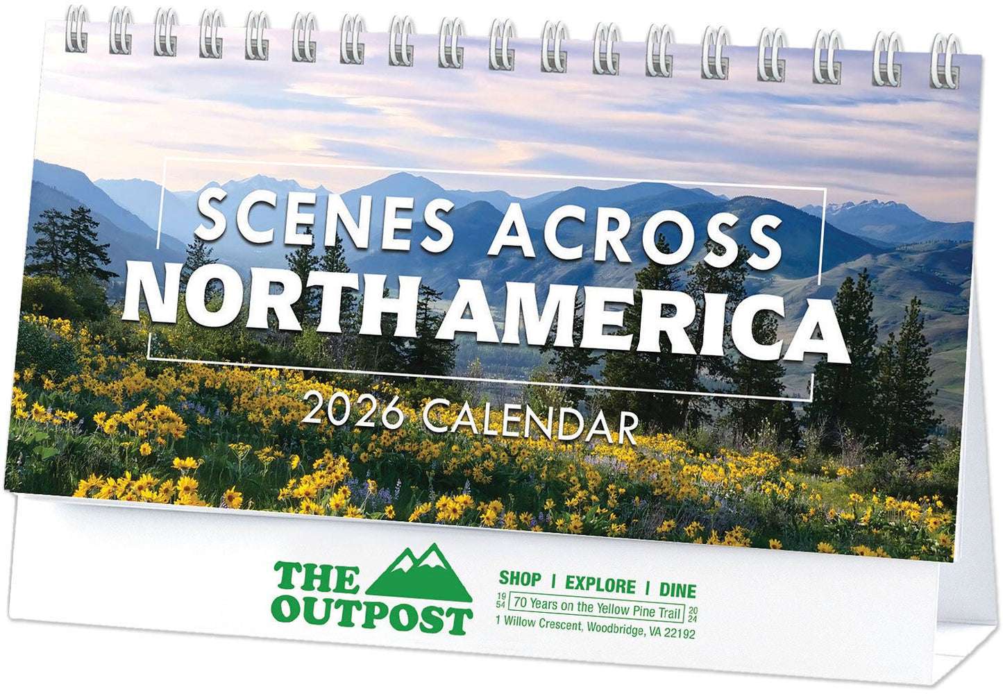 SCENIC AMERICA DESK CALENDAR