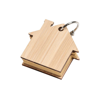 Futuro House Keychain w/Sticky Notes