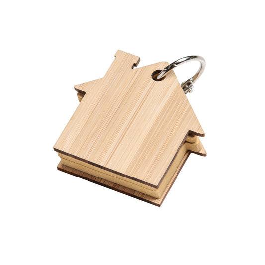 Futuro House Keychain w/Sticky Notes