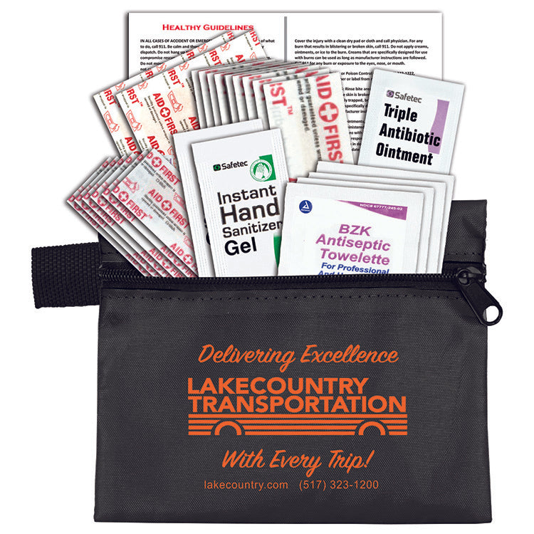 “Altair” 26 Piece First Aid Kit in Zipper Pouch