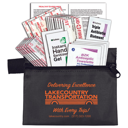 “Altair” 26 Piece First Aid Kit in Zipper Pouch