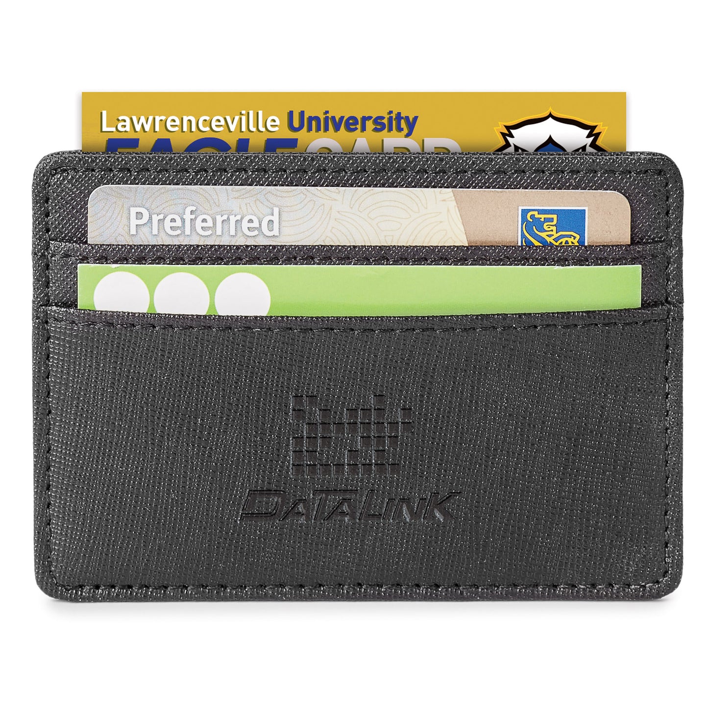 Genuine leather rfid card holder