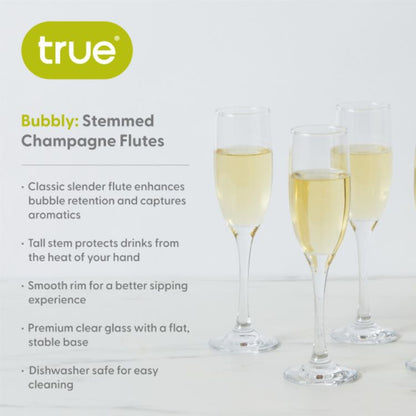 True® Stemmed Champagne Flute