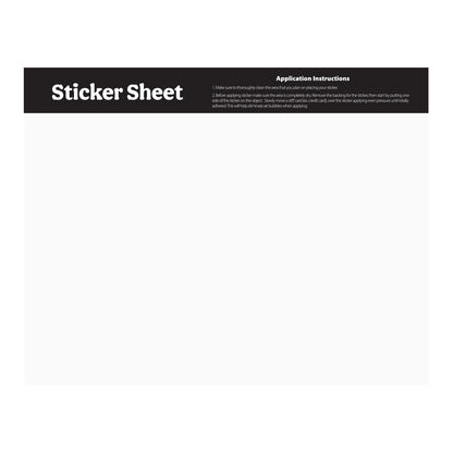 Sticker Sheet 5.5" x 7" Custom Shapes