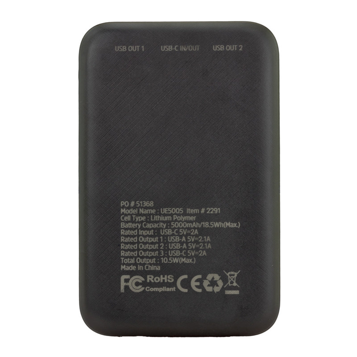 5,000 mAh Energizer® Essential Power Bank