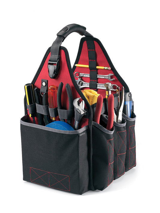 Red-Black All Purpose Utility Tool Tote