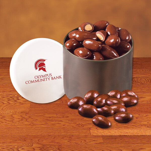 SALE - Chocolate Covered Almonds in Designer Tin