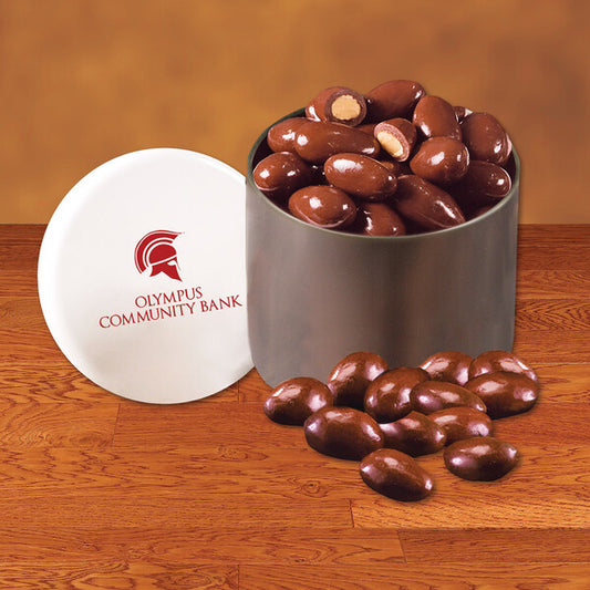 SALE - Chocolate Covered Almonds in Designer Tin