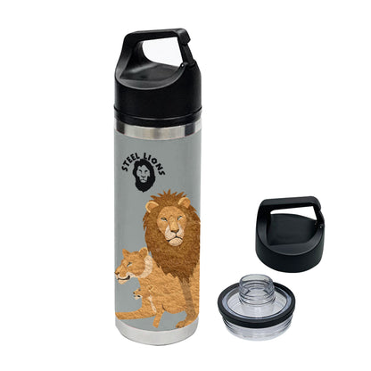 18 Oz. Full Color Davenport Stainless Steel Bottle