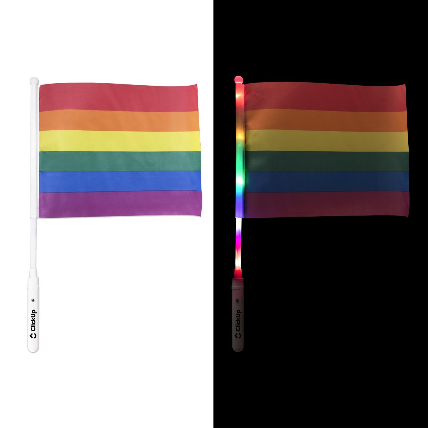 Rainbow Pride LED Flag