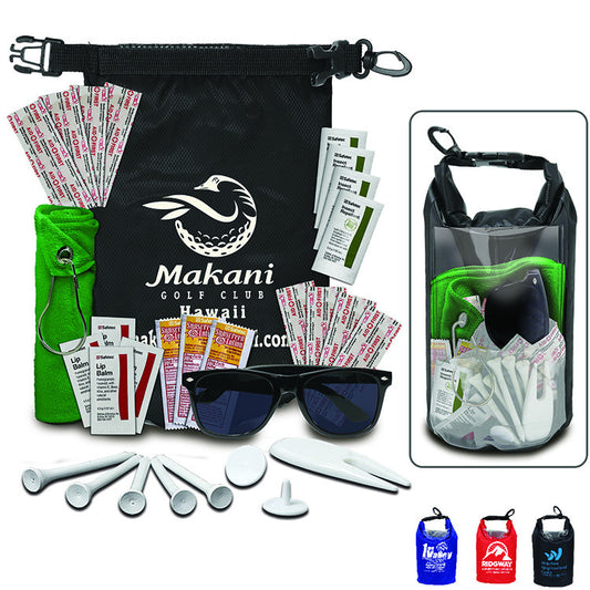 "GOLF BUDDY" 29 Piece Golf Kit in Deluxe Dry Bag