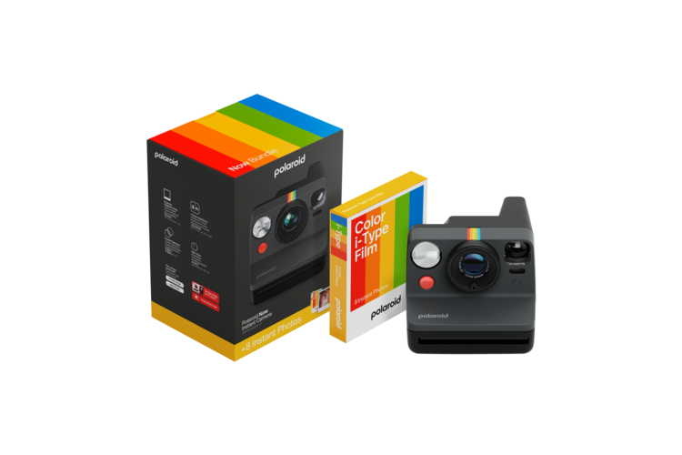 Polaroid Now Gen 3 i-Type Instant Camera + Film Bundle - Black