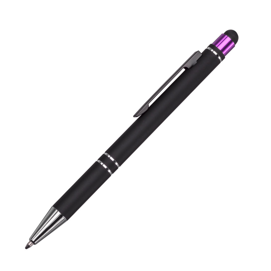 Scroll Metal Ballpoint Pen/Stylus