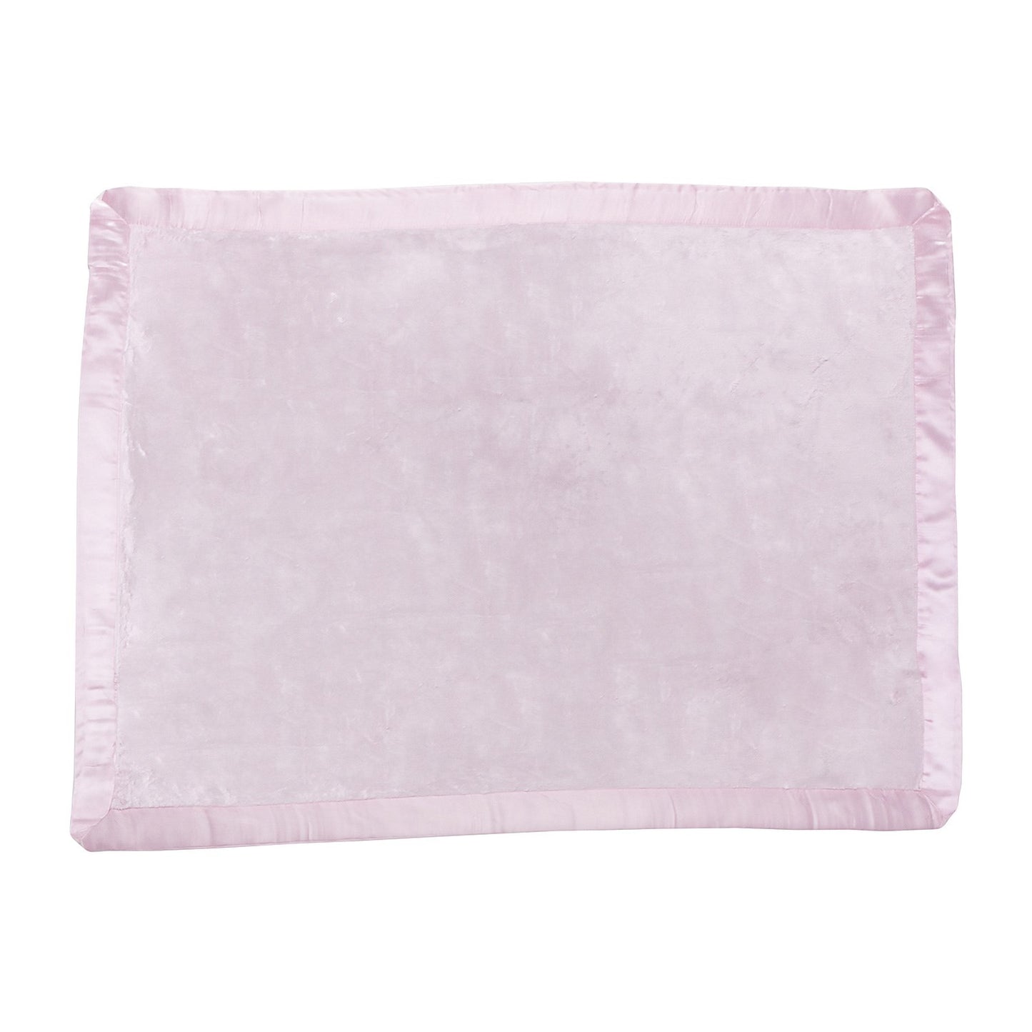 Satin Trim Tahoe Microfleece Baby Blanket