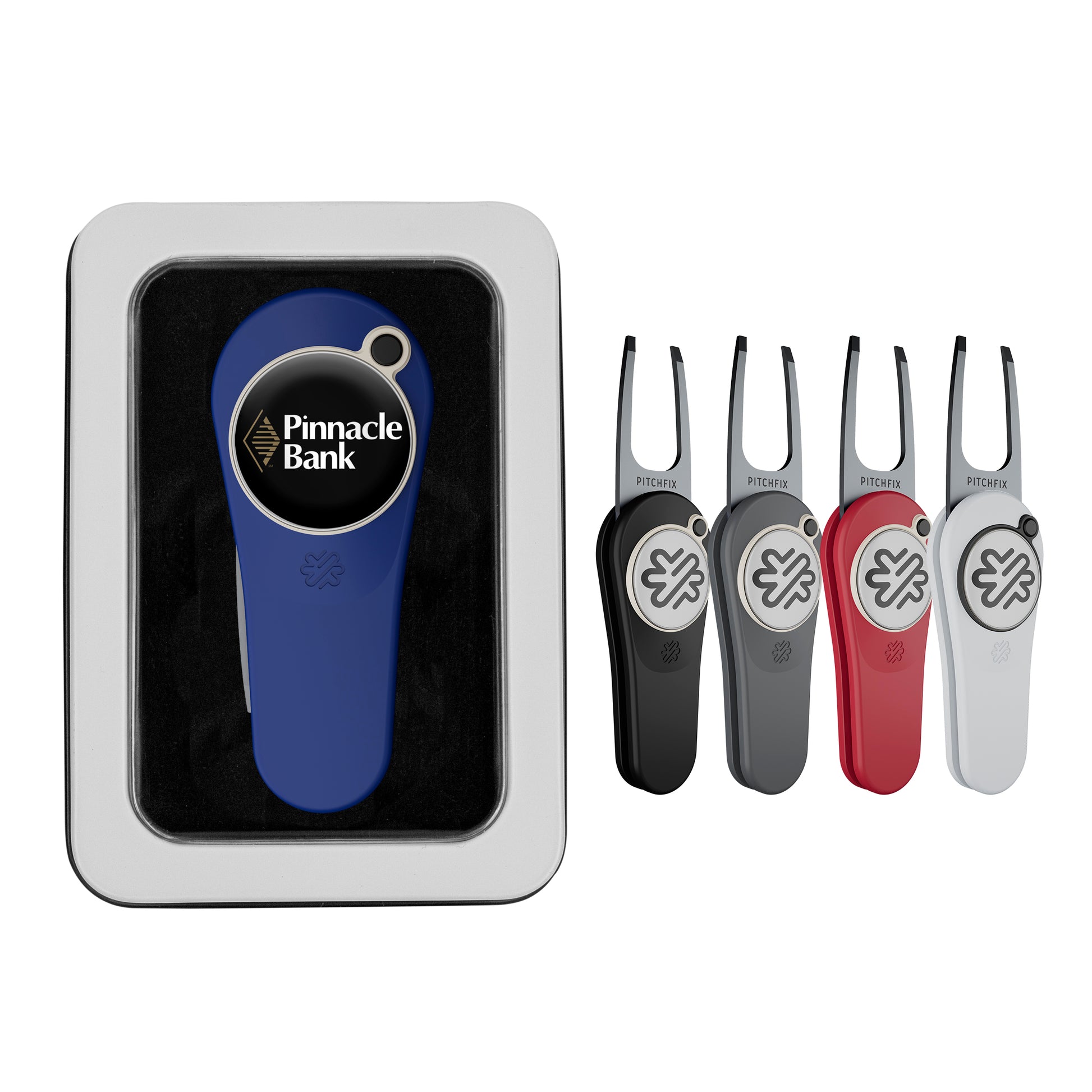 Pitchfix Original Golf Divot Tool in Window Tin